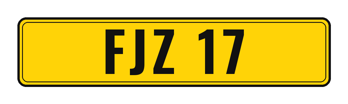 Number plate FJZ 17