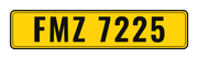 Number plate FMZ 7225
