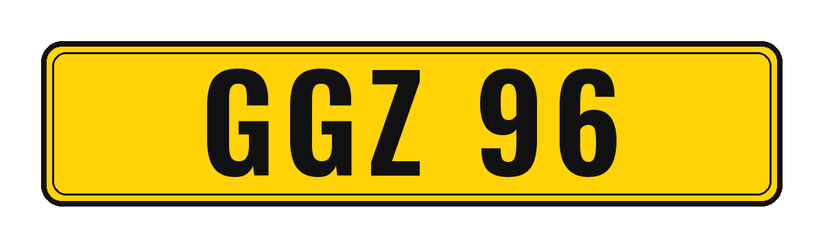 Number plate GGZ 96