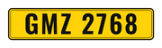 Number plate GMZ 2768