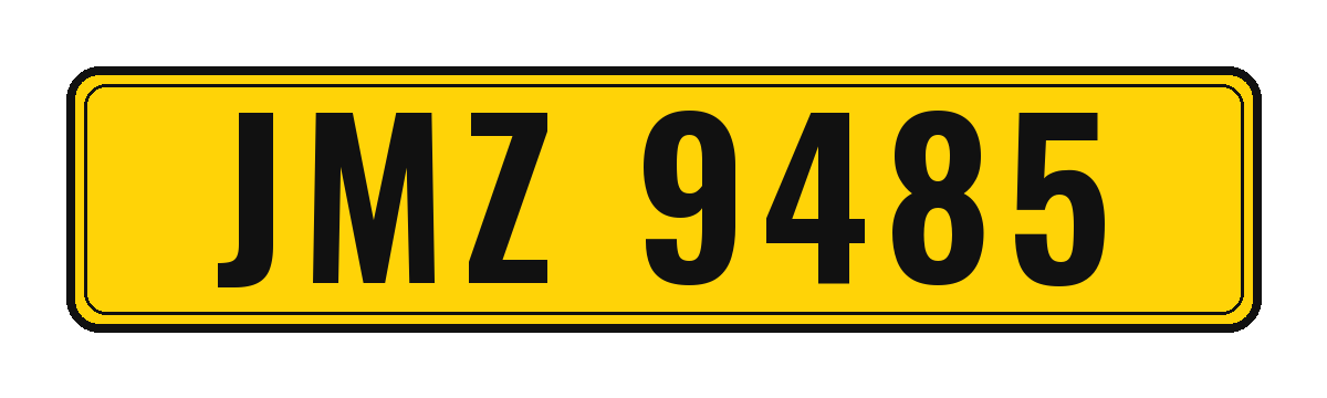 Number plate JMZ 9485