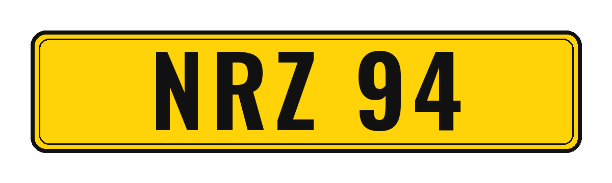 Number plate NRZ 94