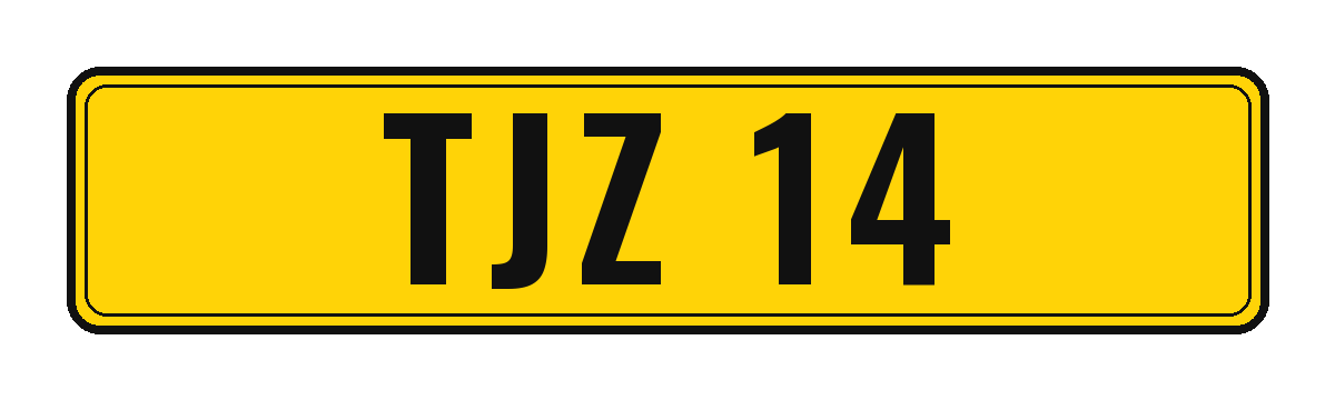 Number plate TJZ 14