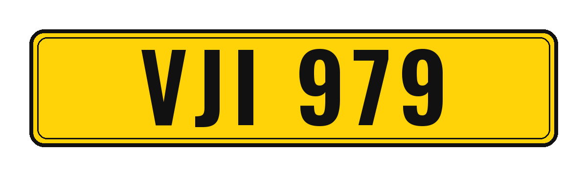 Number plate VJI 979