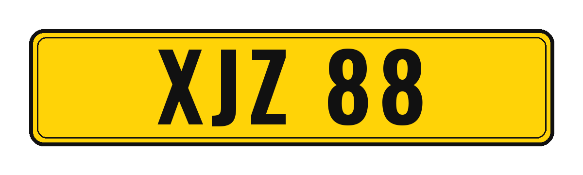 Number plate XJZ 88